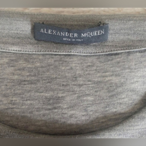 Alexander McQueen Gray T-shirt Dress - Picture 3 of 13